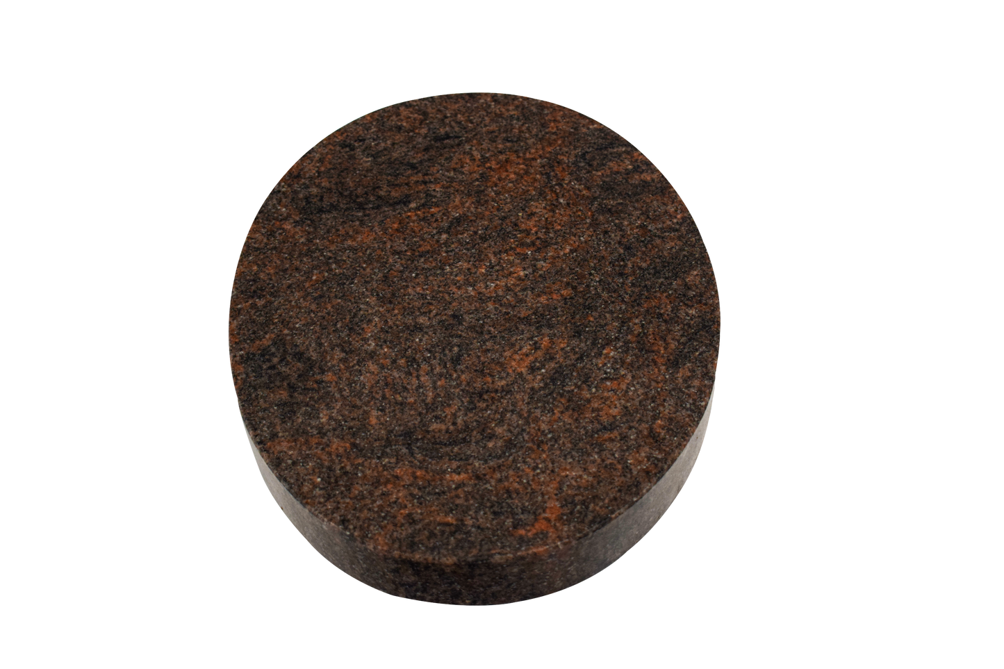 Grabstein oval Himalaya Granit rot