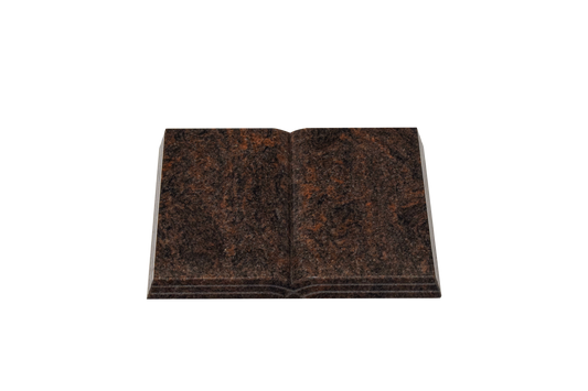 Grabstein Buch Himalaya Granit rot